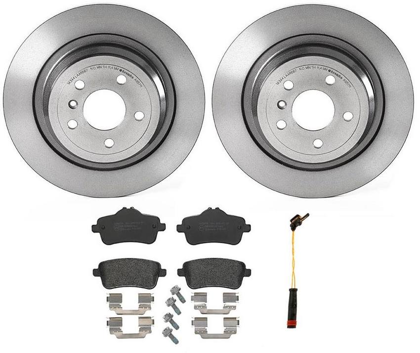 Brembo Brakes Kit - Pads and Rotors Rear (325mm) (Low-Met)